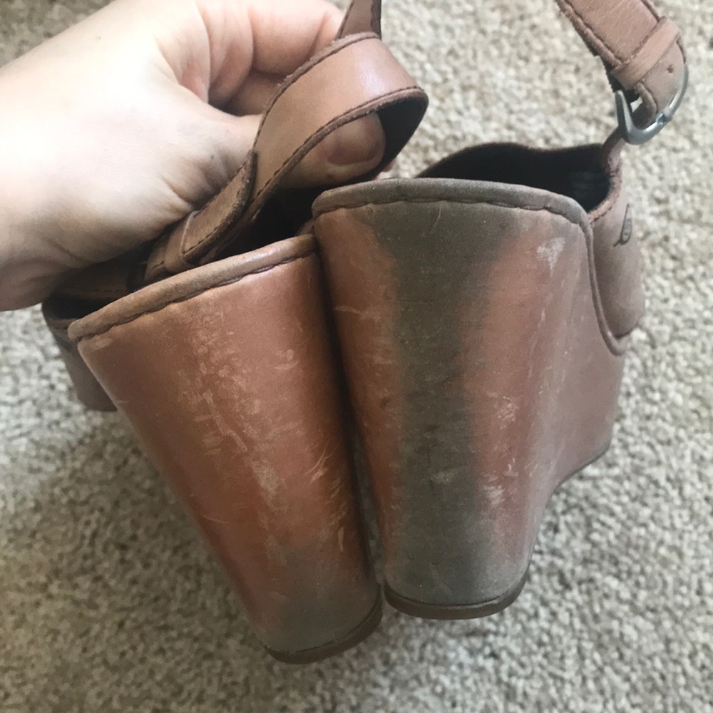 Born brown wedge - Picture 4 of 6